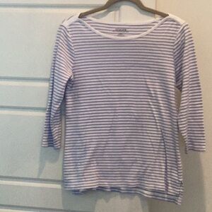 Striped Lavender/Blue and White Top